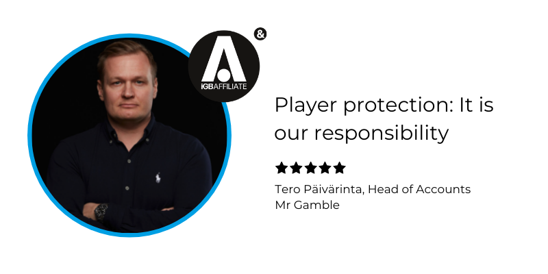 Player protection: It is our responsibility